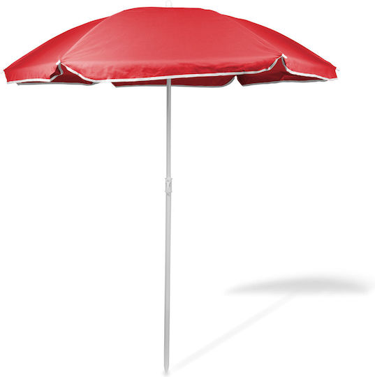Alista Home Umbrelă Pliabilă De Plajă Diametru 1.55m Cu Protecție UV Roșie