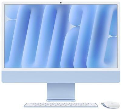 Apple IMac 24" 2024 (M4-8-Core/16GB/256GB SSD/8-Core GPU/macOS) Blue US