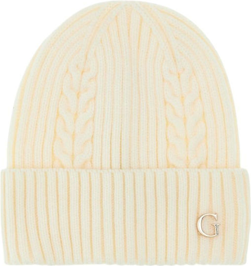 Beanie Feminin Căciulă Tricotat în culoarea Alb