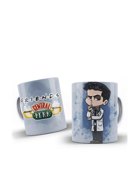 White Ceramic Mug 330ml Friends Dp5780