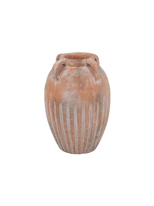 Artekko Decorative Vase Candia Orange 25.5x25.5x36cm