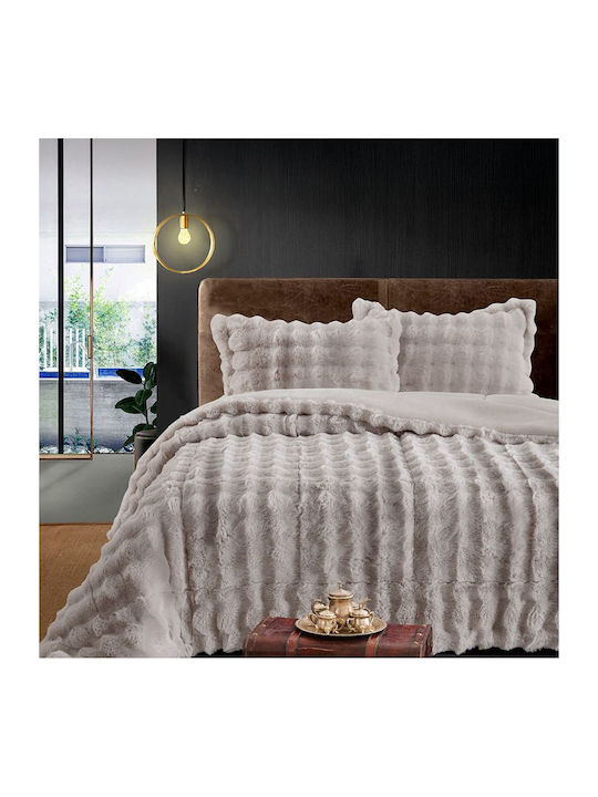 Kraft World Sherpa Decke Übergröße 220x240cm Du...