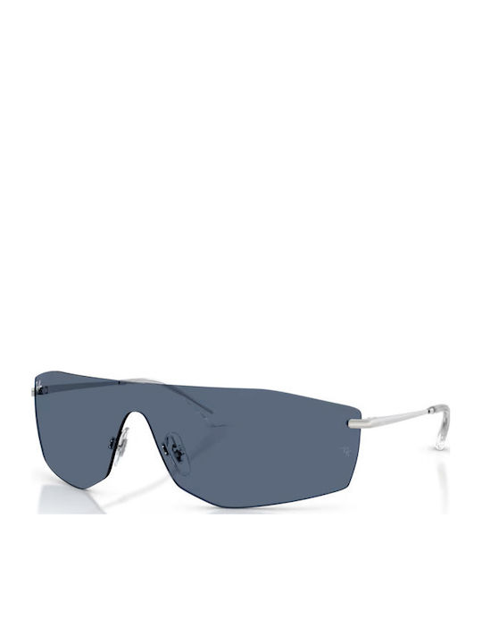 Ray Ban Unisex Sunglasses with Silver Metallic ...