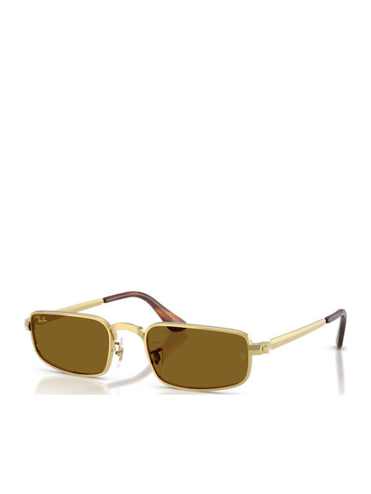 Ray Ban Unisex Γυαλιά Ηλίου με Χρυσό Μεταλλικό ...