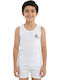 Defne Baby The Wild Shark Kids' Undershirt Tank Top White