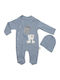Kamtex Baby Babystrampler Sky Blue