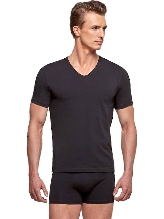 Herren Unterhemden in Schwarz Farbe 1Packung