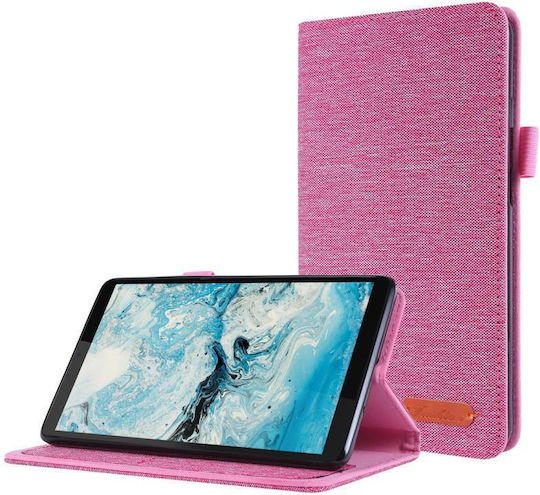 Horizontal Flip TPU Back Cover Pink Lenovo Tab M7