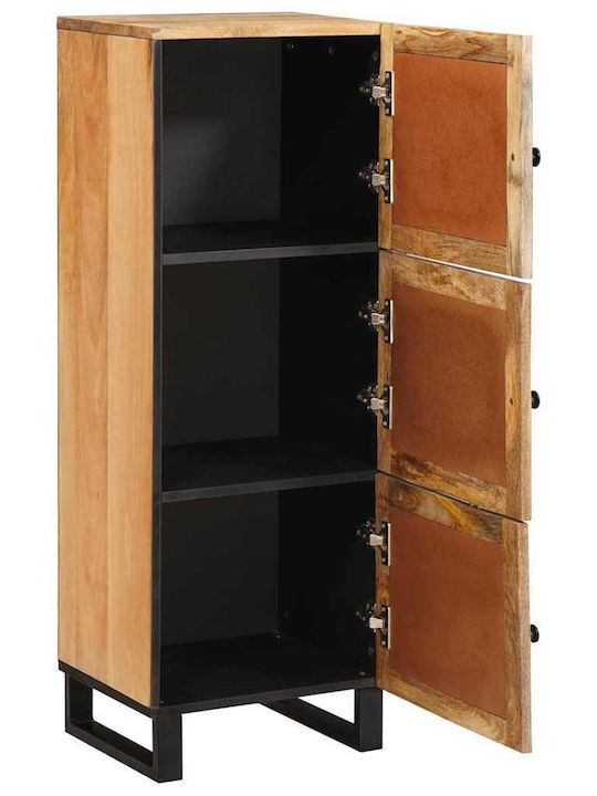vidaXL Wohnzimmer Vitrine aus Braunes Massivholz 40x33x110cm