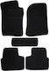 Car Carpet Mats Luxury Quality Black Opel Vectra B Model 1995-2002 4 Pieces