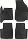 Frogum Set of Front and Rear Mats 4pcs Tray Type for Opel Frontera Suzuki Crossover Black