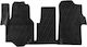 Gledring Set of Front and Rear Mats 3pcs for Volkswagen Crafter MAN TGE / TGA / TGL / TGM / TGX Black