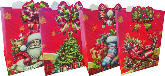 AGC Christmas Gift Bag 10x23cm 12 Pieces (Various Designs/Colors)