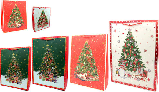 Paper Pack Χάρτινη Χριστουγεννιάτικη Τσάντα για Δώρο 51x18x72εκ. 12τμχ (Διάφορα Σχέδια)