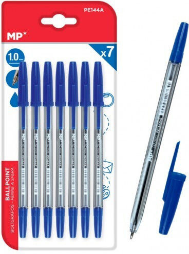 Madrid Papel Ballpoint Pens 7 Pieces