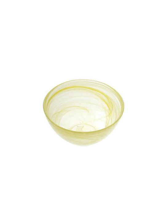 Espiel Atlas Dip-Schüssel Rund Glas Yellow mit Durchmesser 7cm 6Stück