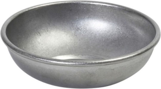 Espiel Snow Μπωλ Σερβιρίσματος για Ντιπ Στρογγυλό Inox Γκρι με Διάμετρο 7.7εκ. 6τμχ