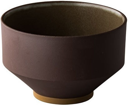 Ready Forest Serving Bowl Round made of Porcelain Coffee with Diameter 17.2cm