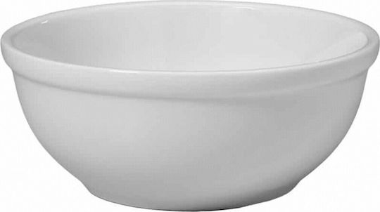 GTSA Serving Bowl Round made of Porcelain White with Diameter 13cm