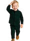 Kinder Hemd Langarm Dark Green