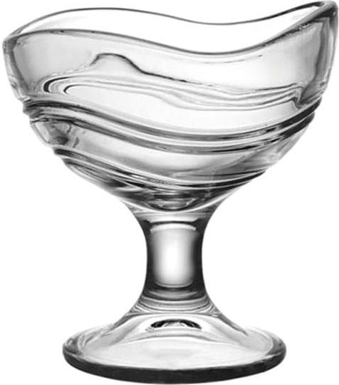 Homestyle Pollo Jr Eisschüssel Oval Glas Transparent 9.5x9.5cm Homestyle Pollo Jr Eisschüssel Oval Glas Transparent 9.5x9.5cm