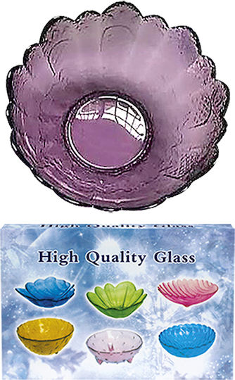 HOMie Serving Bowl Round Glass with Diameter 12.5cm
