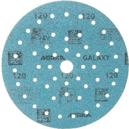 Mirka Galaxy Foaie de șlefuire pentru șlefuitor excentric K150 cu găuri 150mmx150mm Set 50buc