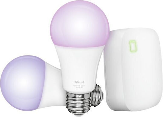 Trust Zigbee Starter Set Умна LED Лампа 9W за Цокъл E27 RGB 806лм Димируем