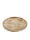 Espiel Holz Rund Serviertablett in Braun Farbe 20x20x2.5cm XYP212 1Stück