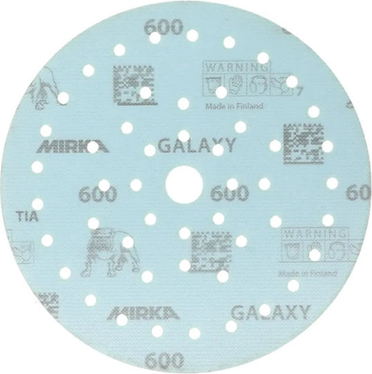 Mirka Galaxy Φύλλο Λείανσης Έκκεντρου Τριβείου K220 με Τρύπες 150x150mm Σετ 50τμχ