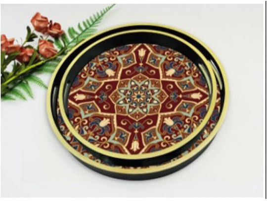 Etoile Rotund Tavă de Servire cu Mânere 36x36x5cm DF-846A 1buc