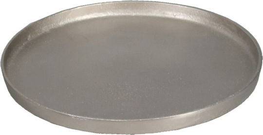 InTheBox Peri Metall Rund Serviertablett in Silber Farbe 40x40x2cm 023978 2Stück InTheBox Peri Metall Rund Serviertablett in Silber Farbe 40x40x2cm 023978 2Stück