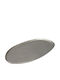 InTheBox Mandy Metal Oval Tavă de Servire în Culoare Argintiu 39x19x1cm 023964 2buc