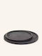 Beauty Home Holz Rund Serviertablett in Schwarz Farbe 29.5x29.5cm 800404-8d1237b3 1Stück