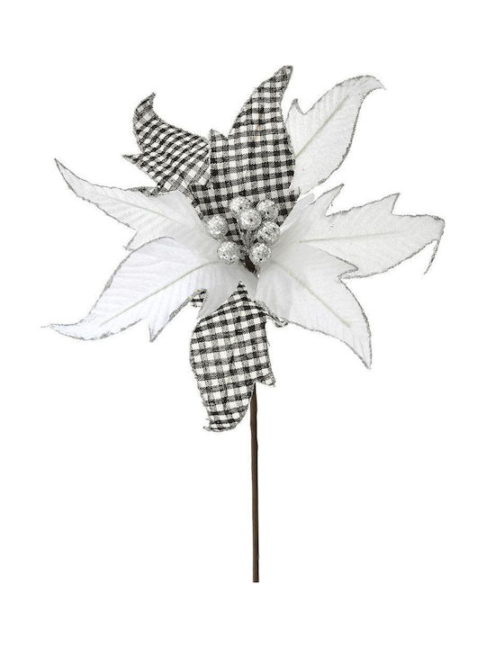 Iliadis Crăciun Decorativ Crăciuniță Lungime 50cm. Alexandru Bicolor Negru