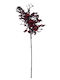 AGC Weihnachtliche Dekorationsblume, 60 cm Lang, 2 Stück