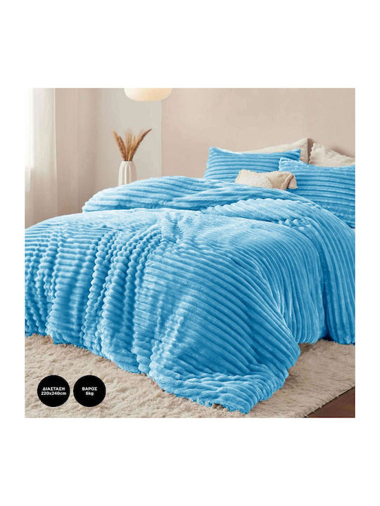 Kraft World Duvet Cover Queen 220x240cm Adele Blue