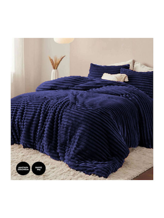 Kraft World Duvet Cover Queen 220x240cm Adele Blue