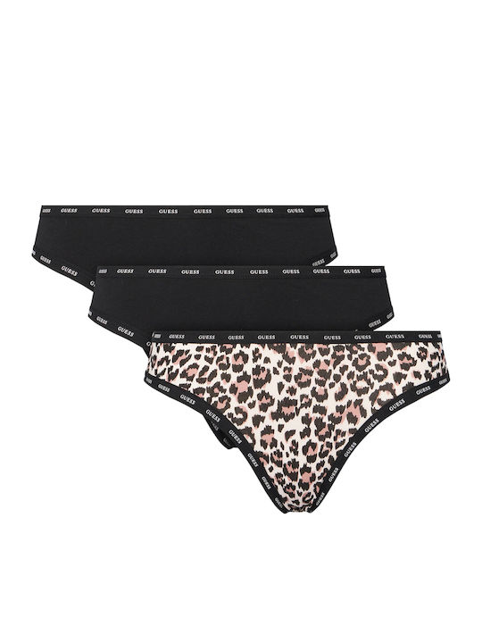 Γυναικεία Slip 3Pack Funny Leopard