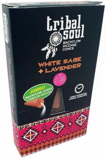 Tribal Soul Fragrance Cones with Fragrance Lavender TribalBF-05