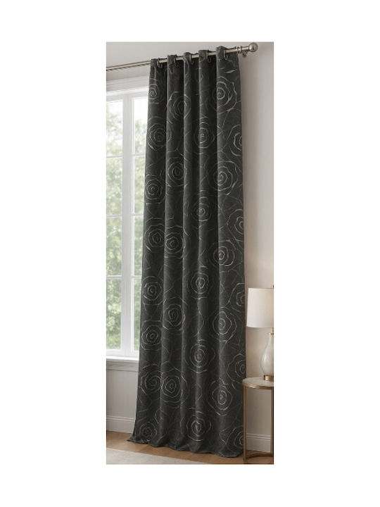 ForHome Vorhang mit Grommet Grau 270x270cm