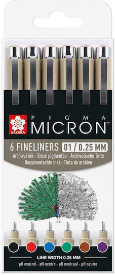 Sakura Pigma Micron Design Marker 0.25mm Red