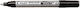 Pilot Super Colour Ανεξίτηλοι Μαρκαδόροι Silver 4.5mm Σετ 12τμχ