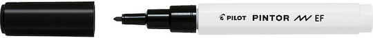 Pilot Pintor Extra Fine Zeichenmarker 0.7mm Black 6Stück