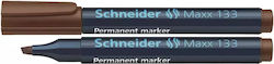Schneider Maxx Markeri Permanenți Maro Set 133 Bucăți