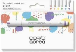 Copic Μαρκαδόροι Σχεδίου Σετ 6 χρώματα Copic Μαρκαδόροι Σχεδίου Σετ 6 χρώματα