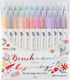 Pentel Arts Brush Sign Pen Acrylmarker Brush Sign Pen Twin Colors 1Stück