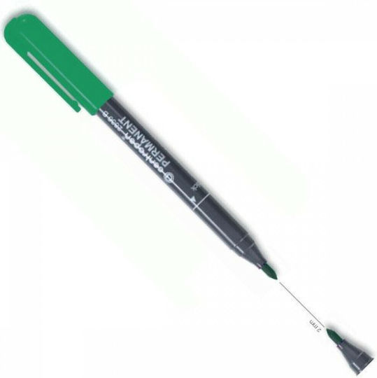 Centropen Ανεξίτηλοι Μαρκαδόροι Green 2mm Σετ 10τμχ
