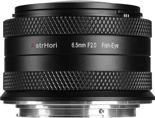 AstrHori Full Frame Φωτογραφικός Φακός 6.5mm f/2 Fisheye για Micro Four Thirds (MFT) Mount Μαύρος
