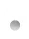 Iliadis Decorative Candle Scratch Ball Silver 430g 2 Pieces